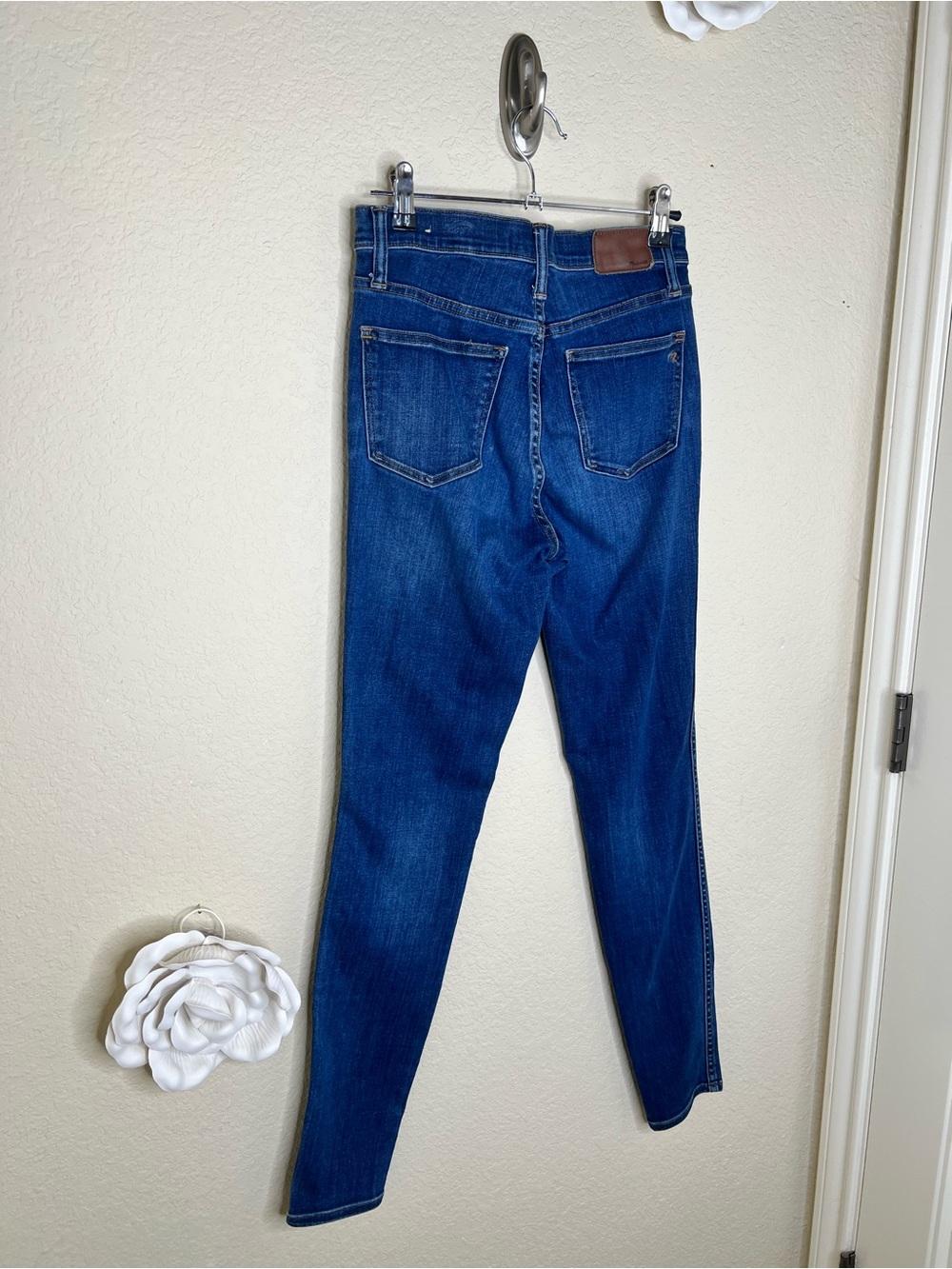 NTM: Madewell 10” High-Rise Skinny Jeans Danny Wash TENCEL Size 26 Tall - Picture 14 of 15